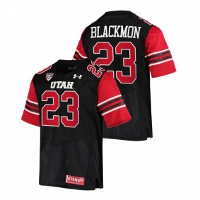 Julian Blackmon Utah Utes Black College Football NFL Alumni #23 Jersey