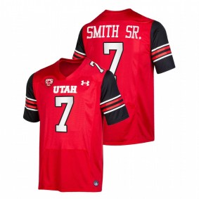 Steve Smith Sr. Utah Utes Red College Football NFL Alumni #7 Jersey