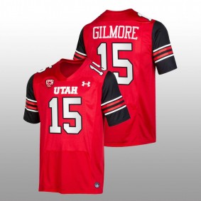 Tiquan Gilmore Utah Utes College Football Red #15 Jersey