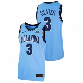 Villanova Wildcats Brandon Slater 2021-22 Blue College Basketball Alternate Men Jersey