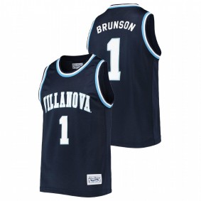 Villanova Wildcats Jalen Brunson Navy Commemorative Classic College Jersey