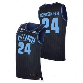 Jeremiah Robinson-Earl Villanova Wildcats 2020-21 Navy Big East College Basketball Jersey