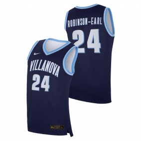 Jeremiah Robinson-Earl Villanova Wildcats 2020-21 Navy Replica College Basketball Jersey