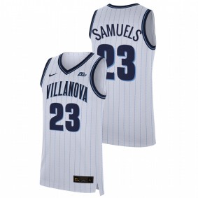 Jermaine Samuels #23 White Villanova Wildcats 2021-22 Home College Basketball Jersey