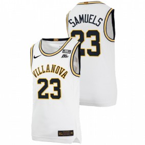 Jermaine Samuels #23 White Villanova Wildcats College Basketball Throwback Jersey