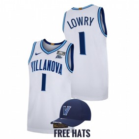 Villanova Wildcats Kyle Lowry White Home NBA Alumni Men Jersey