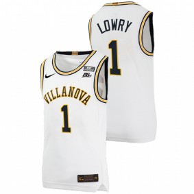 Kyle Lowry #1 White Villanova Wildcats NBA Alumni Throwback Jersey