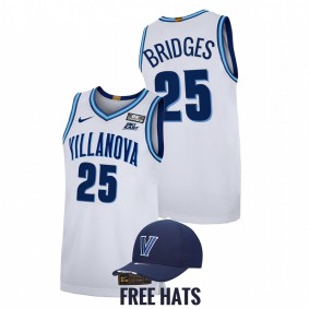 Villanova Wildcats Mikal Bridges White Home NBA Alumni Men Jersey