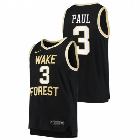 Chris Paul #3 Black Wake Forest Demon Deacons College Basketball Jersey