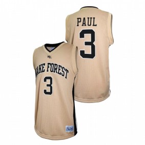 Wake Forest Demon Deacons Chris Paul Gold Retro Basketball Men Jersey