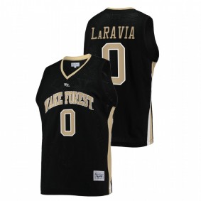 Wake Forest Demon Deacons Jake LaRavia Black College Basketball Retro Men Jersey