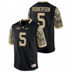 Jaquarii Roberson Wake Forest Demon Deacons 2021-22 Black College Football Jersey