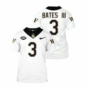 Wake Forest Demon Deacons Jessie Bates III #3 White NFL Alumni Replica Jersey Shirt