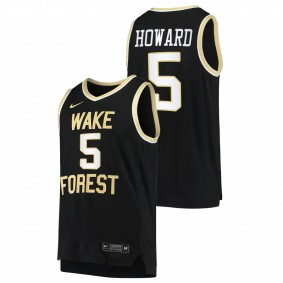 Josh Howard #5 Black Wake Forest Demon Deacons College Basketball Jersey