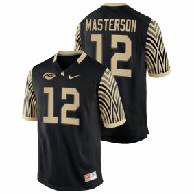 Luke Masterson Wake Forest Demon Deacons 2021-22 Black College Football Jersey