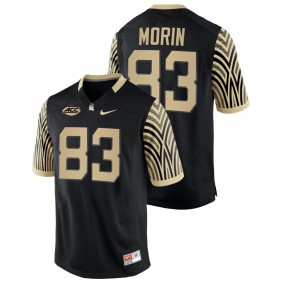 Taylor Morin Wake Forest Demon Deacons 2021-22 Black College Football Jersey