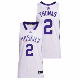 Isaiah Thomas #2 White Washington Huskies Alumni Basketball Honoring Black Excellence Jersey