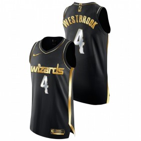 Russell Westbrook Washington Wizards 2020-21 Black Golden Edition Authentic Limited Jersey