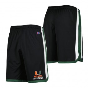 Miami Hurricanes Champion Basketball Shorts Black