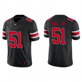 Michael Hall Jr. Ohio State Buckeyes Nike Alternate Game College Football Jersey Black