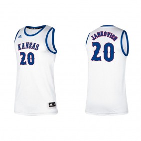 Michael Jankovich Kansas Jayhawks adidas Alumni Classic College Basketball Jersey White