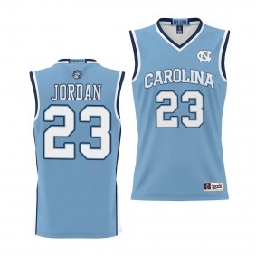 UNC Tar Heels Michael Jordan Blue #23 NIL Basketball Jersey Lightweight Unisex