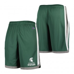 Michigan State Spartans Champion Basketball Shorts Green