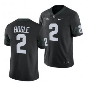 Khris Bogle Michigan State Spartans Alternate Football Black Men Game 2 Jersey 2023