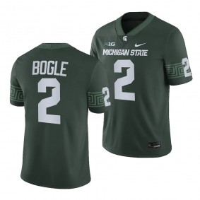 Khris Bogle Michigan State Spartans College Football Green Men Game 2 Jersey 2023