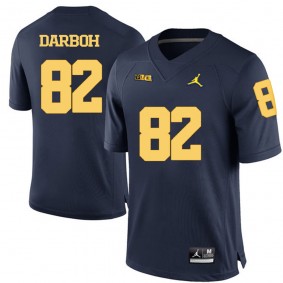 Michigan Wolverines #82 Navy Blue Football Amara Darboh Jersey