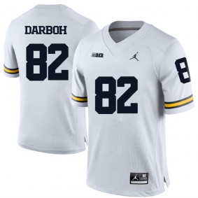 Michigan Wolverines #82 White Football Amara Darboh Jersey