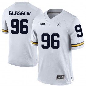 Michigan Wolverines #96 White Football Ryan Glasgow Jersey