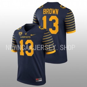 Mighty Oregon Anthony Brown #13 College Football Jersey Navy Webfoots