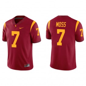 Miller Moss USC Trojans Team Game Jersey Cardinal