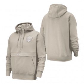 Missouri Tigers Nike Club Half-Zip Hoodie Cream