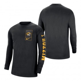 Missouri Tigers Nike Seasonal Max90 2-Hit Long Sleeve T-Shirt Black