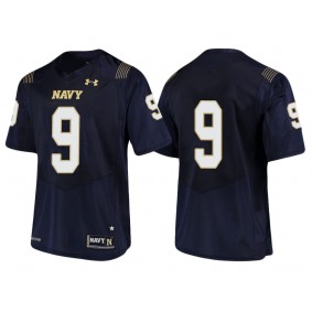 Navy Midshipmen Zach Abey #9 Navy Ncaa College Football 2017 Special Game Jersey