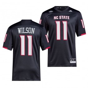 Payton Wilson NC State Wolfpack Premier Football Black Men 11 Jersey 2023