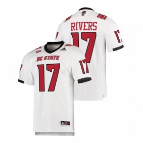 NC State Wolfpack Philip Rivers #17 NFL Alumni Jersey White College Football