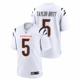 Cam Taylor-Britt Cincinnati Bengals 2022 NFL Draft White Game Jersey Men