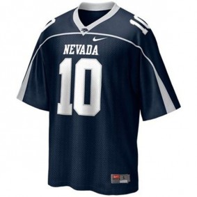 Male Nevada Wolf Pack #10 Colin Kaepernick Blue Football Jersey