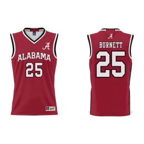 Nimari Burnett Alabama Crimson Tide ProSphere NIL Pick-A-Player Basketball Jersey Crimson