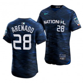 2023 MLB All-Star Game Nolan Arenado National League Vapor Premier Elite Player Royal Jersey Men #28