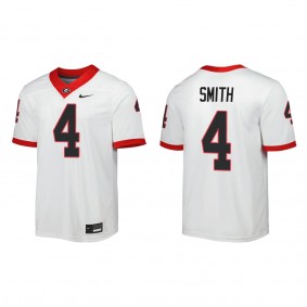 Nolan Smith Georgia Bulldogs Nike Away Game Jersey White