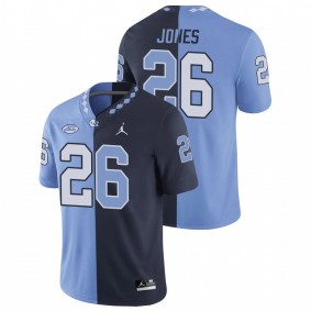 North Carolina Tar Heels D.J. Jones #26 Game Jersey Navy Blue Split Edition