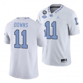 North Carolina Tar Heels Josh Downs #11 Football Replica Jersey White Game