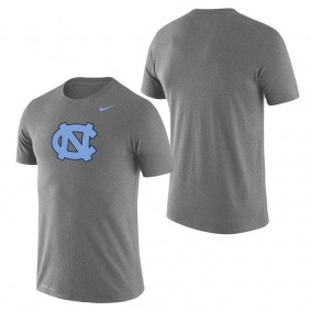 North Carolina Tar Heels School Logo Legend Performance T-Shirt Heathered Gray