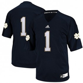 Youth Notre Dame Fighting Irish #1 Louis Nix III Blue Football Jersey