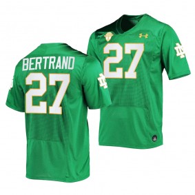 JD Bertrand Notre Dame Fighting Irish College Football Kelly Green Men 27 Jersey 2023