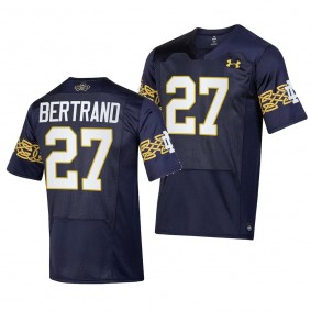 Notre Dame Fighting Irish 2023 Aer Lingus College Football Classic JD Bertrand #27 Navy Men's Replica Jersey